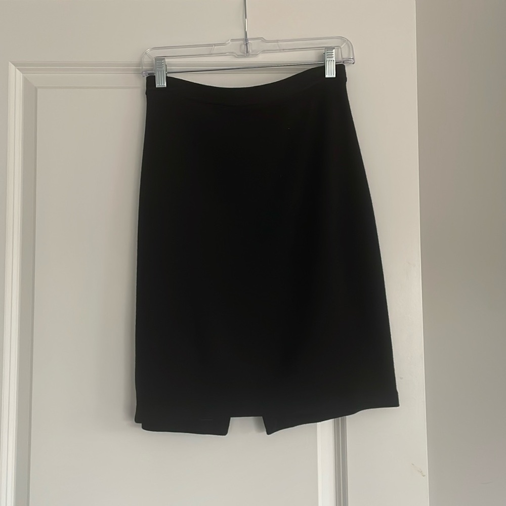 EUC St John Knit Skirt Size 6 Black Caviar